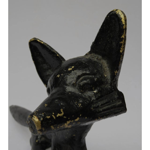 Black Black Lacquered Brass Boot Jack, 1950s For Sale - Image 8 of 14