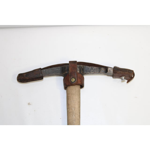 1930s Miners Prospectors Pick and Leather Sleeve Set B For Sale - Image 5 of 13