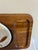 Mid-Century Modern Vintage Goodwood Teak and Ceramic Tile Serving Tray, Wheat Motif, Japan For Sale - Image 3 of 10