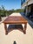 Charming antique solid oak dining table with five extensions 15.5" each. So 75 plus 64 is 139 max. No