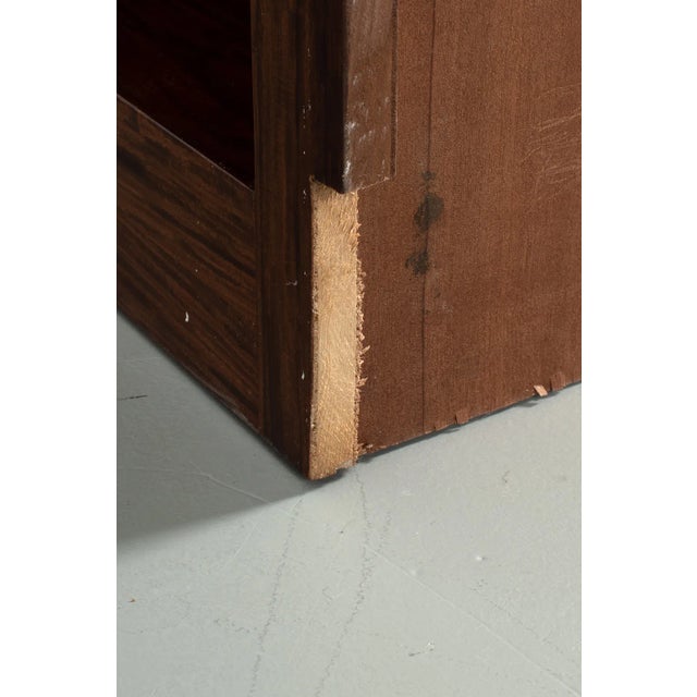 Wood Vintagee Corner Bookcase For Sale - Image 7 of 10