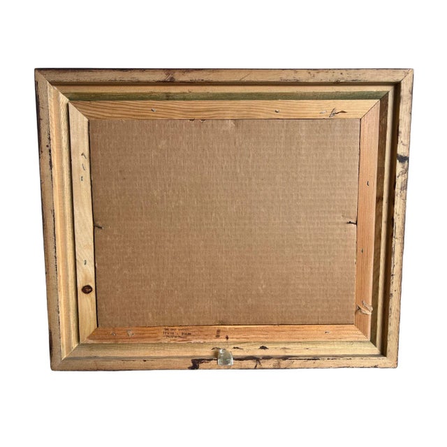 1960s Vintage Framed Watercolors of Paris Street Scenes, Set of 2 For Sale - Image 11 of 11