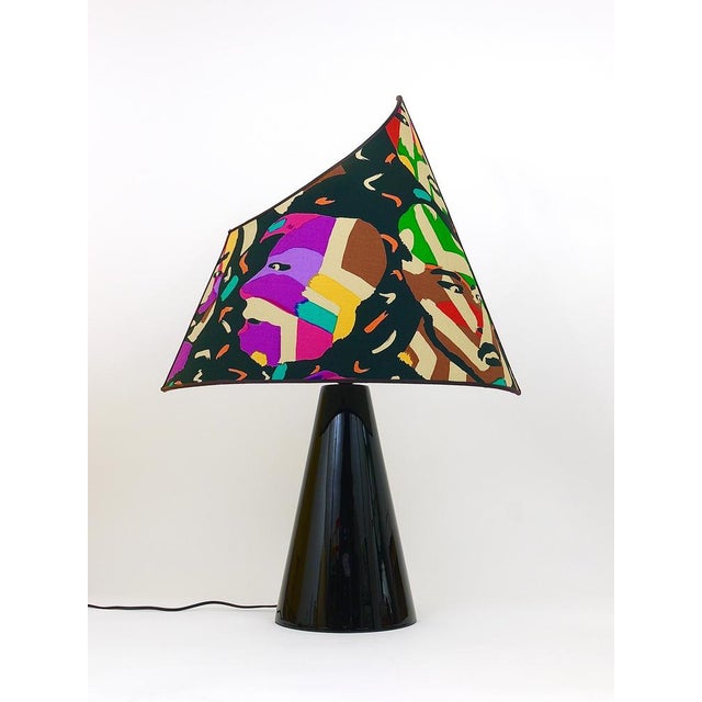 Italian Missoni Table Lamp by Massimo Valloto, 1980s For Sale - Image 12 of 18