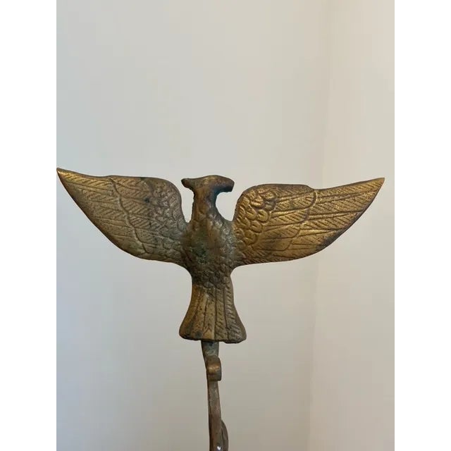 American Mid 20th Century Brass and Marble Scales For Sale - Image 3 of 6