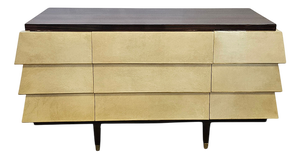 Vintage Parchment Chest of Drawers, 1980s