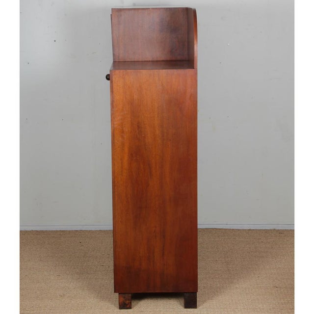 Brown Secretary by Jacques Viennot for Primavera, 1937 For Sale - Image 8 of 11
