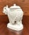 Late 20th Century Andrea by Sadek White Porcelain Elephant Candy Dish For Sale - Image 5 of 9