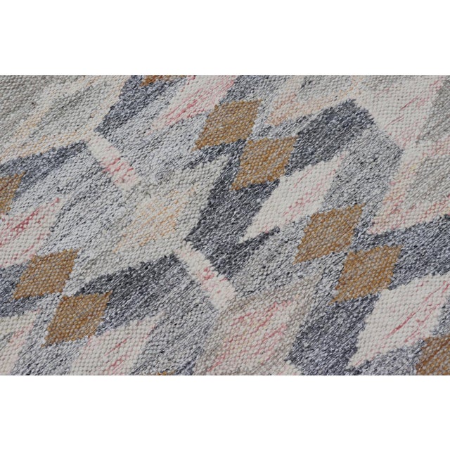 Hand-Woven Scandinavian Wool Rug by Keivan Woven Arts, 8'10" X 12'0 For Sale - Image 12 of 12