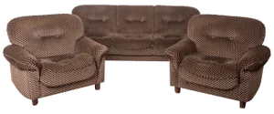 Living Room Set, Italy, 1970s, Set of 3