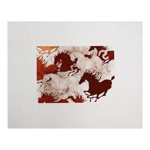 Guillaume Azoulay Fugue Hand Signed Original Intaglio Etching