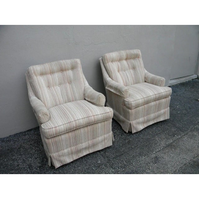 Mid-Century Modern Tufted Side Chairs - Pair For Sale - Image 11 of 11