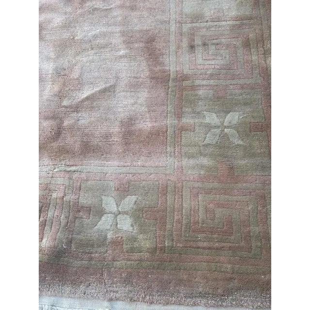 Vintage Nepalese Modern Design Rug, 1980s For Sale - Image 4 of 10