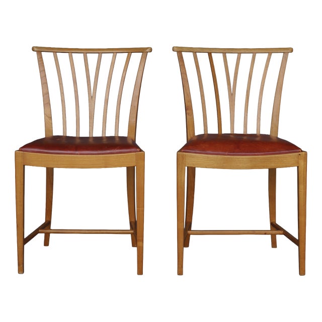 Dining Chairs by Elmar Berkovich for Zijlstra te Joure, 1947, Set of 2 For Sale