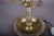 19th Century French Brass Three-Light Bouillotte Lamp with Fabric Shade For Sale - Image 3 of 13