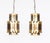 Vintage 6400 Brass Pendant Lamps by Svend Aage Holm Sørensen for Holm Sørensen & Co, 1960s, Set of 2 For Sale - Image 13 of 13