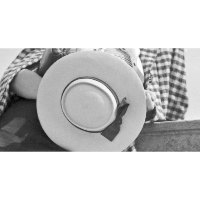 Traditional Woman Leaning on Balcony Solitude Castle, Stuttgart Germany, 1935 For Sale - Image 3 of 5