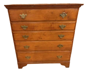 Antique Maple Chippendale Style Dresser
