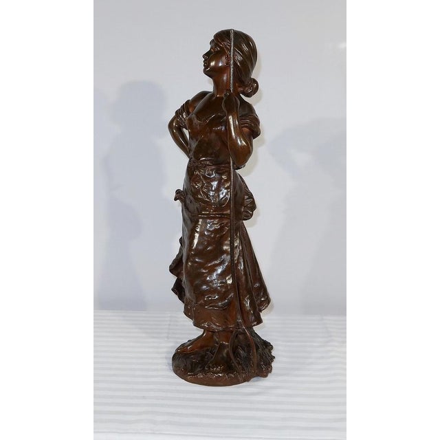 H. Moreau, Jeune Paysanne, Late 1800s, Bronze For Sale - Image 14 of 18