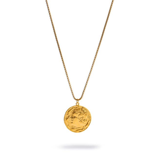 Alexander’s Victory Medallion Necklace For Sale - Image 10 of 14