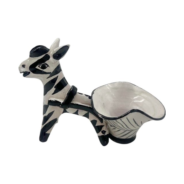 Vintage El Morocco Nyc Nightclub Ceramic Zebra Bud Vase, New York City For Sale - Image 11 of 12