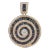 This is part of Chairish’s Fine Jewelry assortment. Blue Sapphire pendant in 18K Gold. It has a baguette cut gemstone...