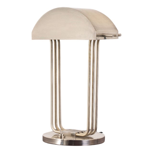 Bauhaus Table Lamp by Marcel Breuer, 1980s For Sale