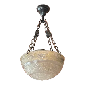 Circa 1926 R. Lalique St. Vincent Chandelier