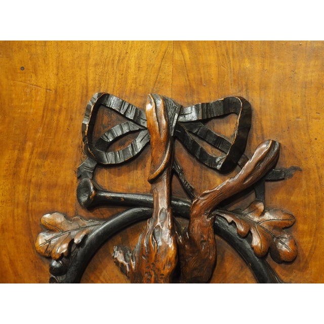 Pair of Antique French Carved Burl Walnut and Oak Hunt Panels, Circa 1870 For Sale - Image 16 of 18