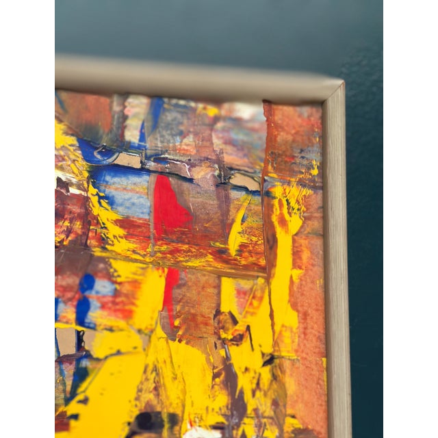 Daniel Raphaël, Komposition, 1950s, Oil on Panel, Framed For Sale - Image 7 of 17