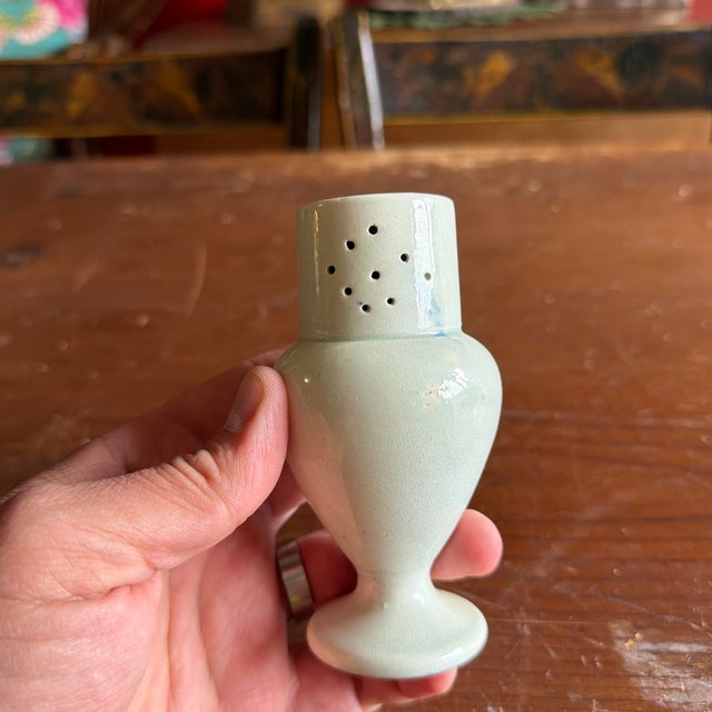 Ceramic Antique Staffordshire Pearlware Pepper Pot, Circa 1830 For Sale - Image 7 of 10