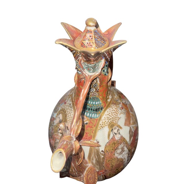 19th Century Meiji Period Japanese Satsuma Porcelain Tea Set, 19th Century. For Sale - Image 5 of 12