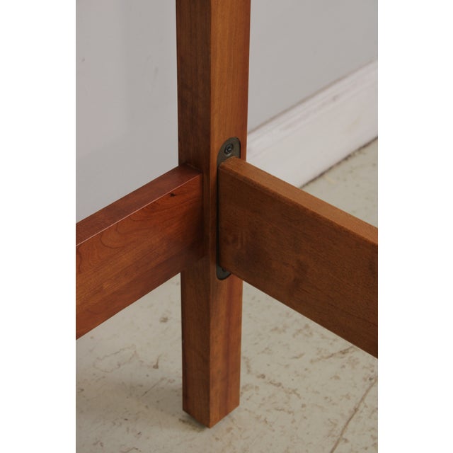 Stickley Cherry Queen Size Prairie Mission Bed For Sale - Image 15 of 18
