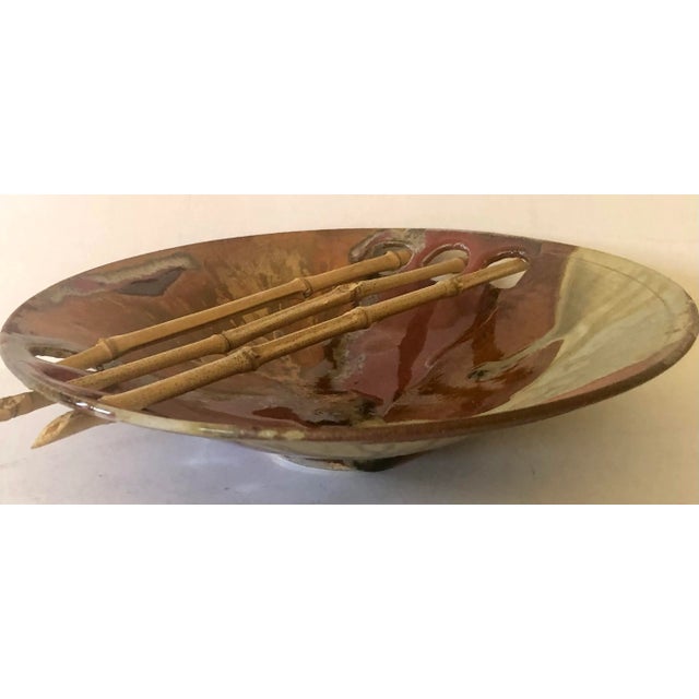 For an wabi sabi art statement that can also be used as a catchall, this lovely one of a kind art piece is signed by the...
