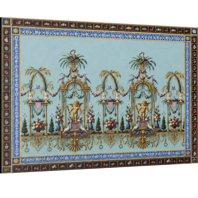 Atelier Aria Lumae Palais De Versailles Arabesque Neoclassical Grand Palace Scale Statement Panel Print For Sale - Image 4 of 15