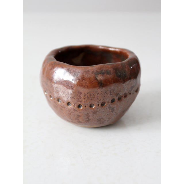 Ceramic Vintage Studio Pottery Bowl For Sale - Image 7 of 8