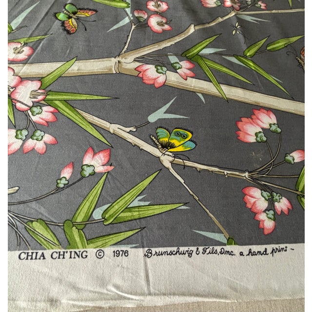 16 Yards of Floral Fabric by Brunschwig & Fils From 1976. For Sale In Philadelphia - Image 6 of 8