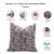 Fabdivine Handcrafted Pillow Cover 24x24 Inch Floral Design- Kamal Dutta For Sale - Image 4 of 4