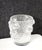 Mid-Century Modern Ganimede Ice Bucket in Satin Crystal by René Lalique for Lalique, Paris, 1950 For Sale - Image 3 of 16