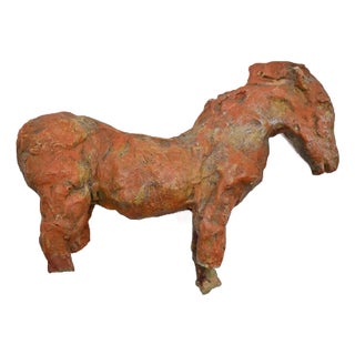Sirio Pellegrini, Veal Sculpture, 1960s, Terracotta For Sale