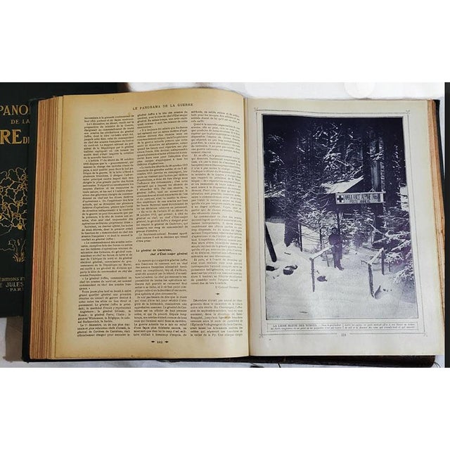 Paper Le Panorama De La Guerre De 1914-1916 - 3 Volumes Military Books Ww1 - French Language For Sale - Image 7 of 12