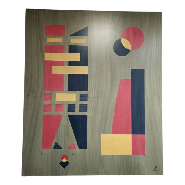 José Fernández Polo, Marquetry: Couples, 1998, Oak For Sale