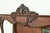 Early Baker Furniture Antique Victorian Carved Tiger Oak Side-by-Side Bookcase With Drop Front Secretary Desk, Circa 1900 For Sale - Image 9 of 17