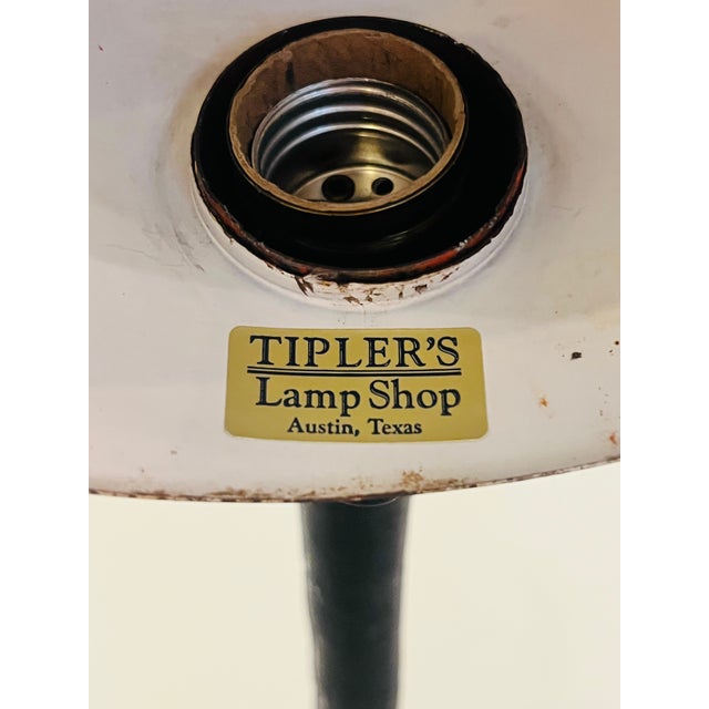 1970s 1970s Mid Century Modern and Industrial Gooseneck Red Floor Lamp, Attributed to Alsy For Sale - Image 5 of 6