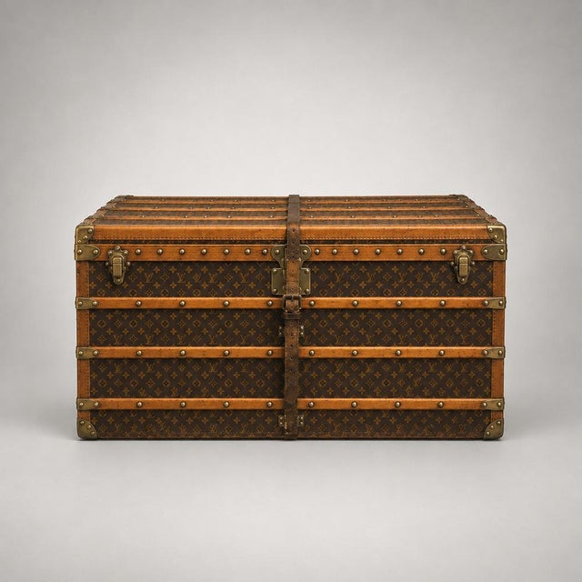 Trunk from Louis Vuitton, 1920s For Sale - Image 16 of 16