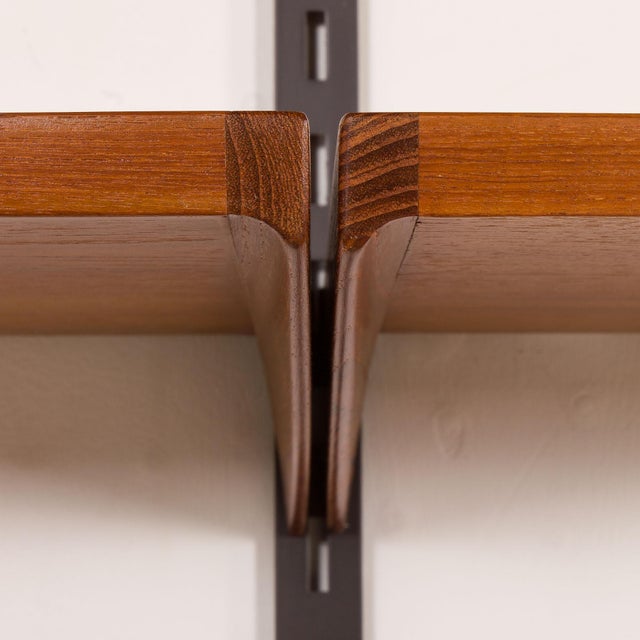 Wood Vintage Teak Shelving Unit by Kai Kristiansen for FM Mobler, 1960s For Sale - Image 7 of 12