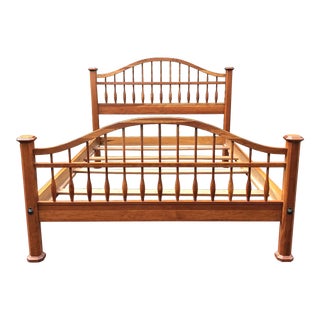 Solid Cherry Jamestown Sterling Queen Bed For Sale