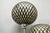 Black Vintage Mid Century Modern Woven Spun Fiberglass Triple Shade Table Lamp - Pair For Sale - Image 8 of 18