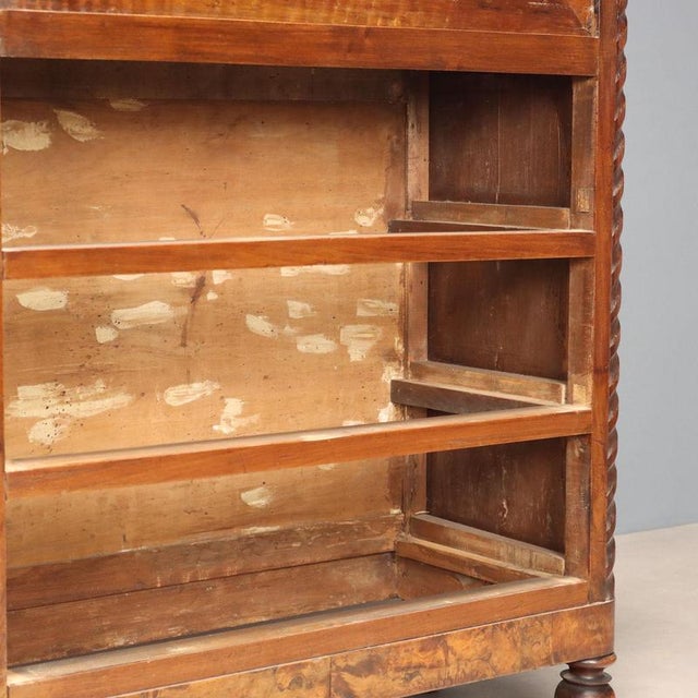 Vintage Mahogany and Feather Secretary For Sale - Image 14 of 16