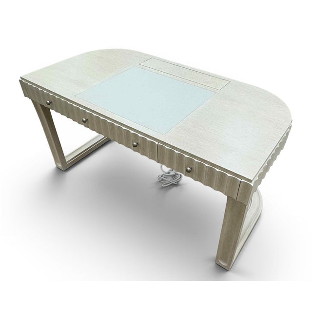 Antique White Lexington Sligh Cascades Caledonia Desk For Sale - Image 8 of 16