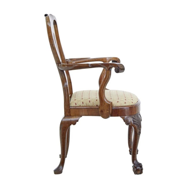 Carved Queen Anne Walnut Dining Chairs by Spillman & Co., 1890s, Set of 8 For Sale - Image 6 of 10
